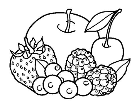 Te Cuento Un Cuento Dibujos Para Colorear De Frutas Variadas