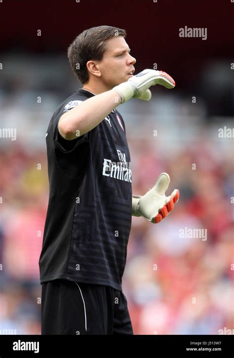 Wojciech Szczesny Arsenal Fc Arsenal Fc Emirates Stadium London England 13 September 2014 Stock