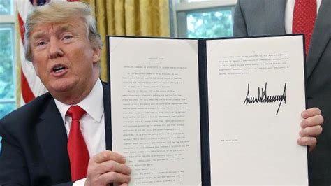 President Donald Trump Signs Executive Order To Keep Families Together