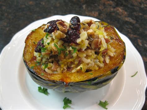 These cookies let you eat your veggies and dessert at the same time. Baked Stuffed Acorn Squash | Recipes from a Monastery Kitchen
