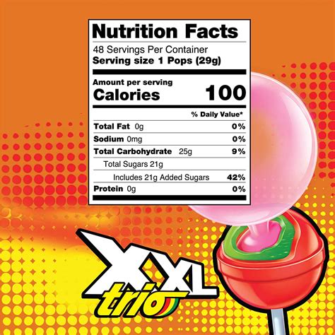Buy Chupa Chups Xxl Trio 3 In 1 Bubble Gum Filled Lollipops Candy