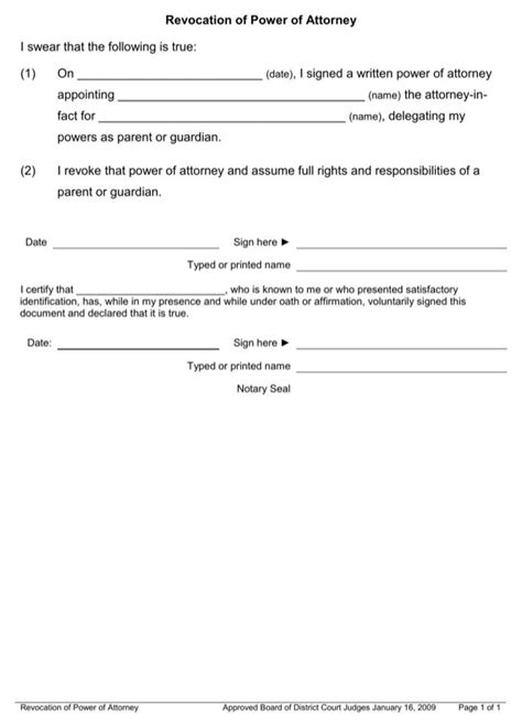 Download Utah Revocation Power Of Attorney Form For Free Formtemplate