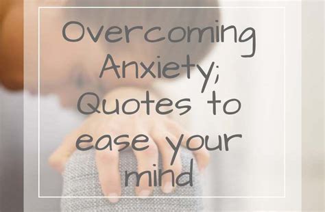 Overcoming Anxiety