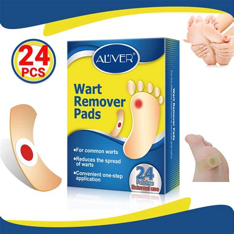 24pcs Corn Remover Pads Plaster Removal Plantar Wart Thorn Patch Foot