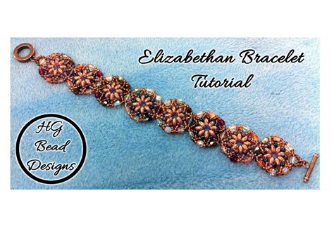 Elizabethan Beaded Bracelet Pattern Tutorial Etsy