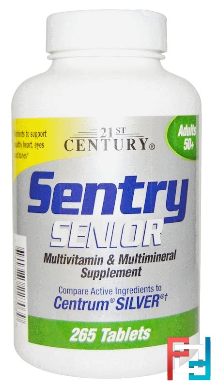 Sentry Senior Multivitamin And Mineral Supplement Adults 50 21st