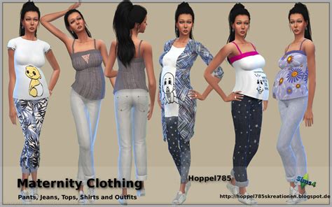 My Sims 4 Blog Maternity Clothing By Hoppel785
