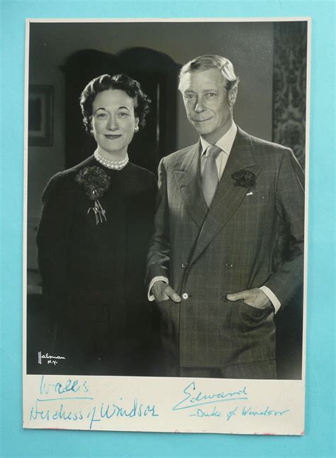 1956 Duke And Duchess Of Windsor A Presentation Photograph By Philippe