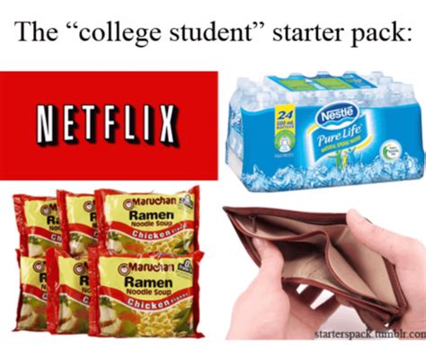 The College Student Starter Pack Rstarterpacks