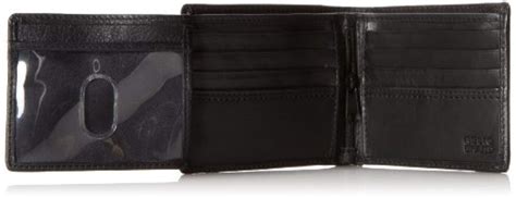 Fossil Relic By Mark Leather Traveler Bifold Wallet Black For Men Lyst