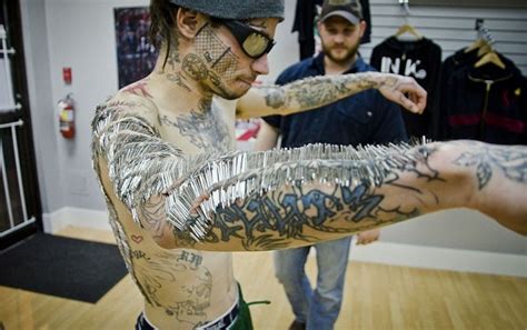 Photos This Guys Had 4500 Piercings In 8 Hours