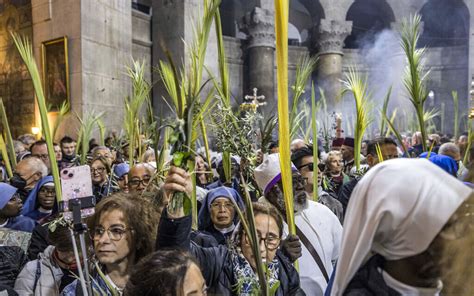 Palm Sunday Marked In Jerusalem In Shadow Of Escalating Attacks On