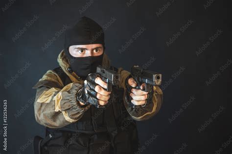 The Man In The Image Of A Member Of The Special Forces Division With