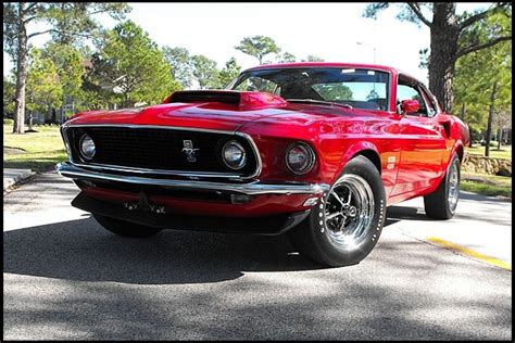1969 Ford Mustang Boss 429 Only 201 Boss 429s Were Candy Apple Red Of