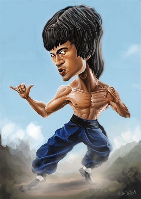 Bruce Lee | Funny caricatures, Bruce lee, Caricature