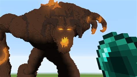 What Inside The Nether Golem Youtube