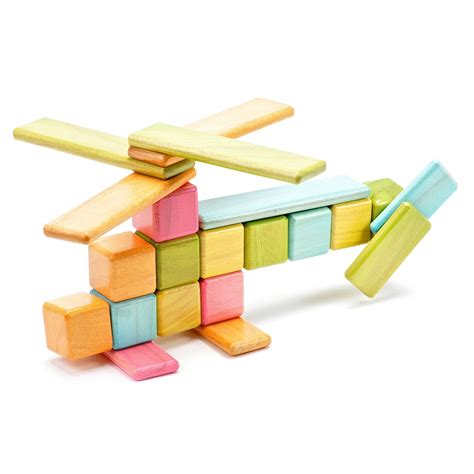 Wooden Magnetic Blocks / Tegu Tints Set by Chris & Will Haughey | Magnetic blocks, Magnetic ...