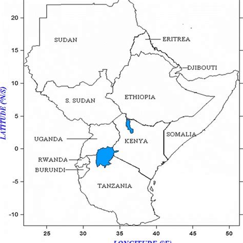 Map Of Greater Horn Of Africa Source Icpac 2012 Download