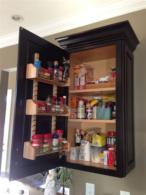 Door Mounted Spice Rack With Adjustable Bins These Can Be Mounted To