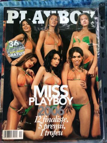 Playboy Magazine Romania Year Rare Collection Good Condition