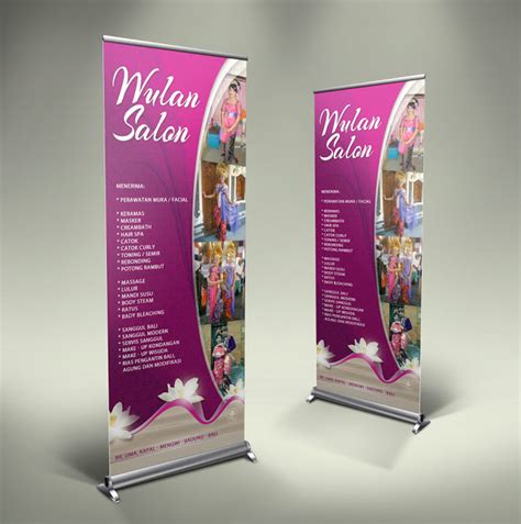 Your resource to discover and connect with designers worldwide. Roll Up Banner Salon Kecantikan - Tutorial Desain Grafis