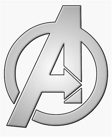Avengers Logo White Png Transparent Png Transparent Png Image