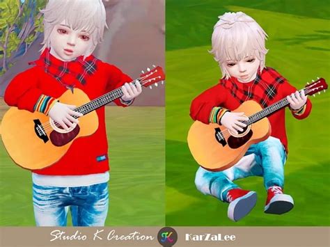 Basic Handle Guitar Toddler Version At Studio K Creation Sims 4 Updates
