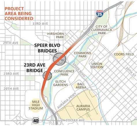 I 25 Speer And 23rd Bridge And Interchange Project Lower Downtown