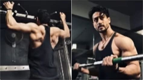 Tiger Shroff Flexes Ripped Muscles And Hits The Gym On Weekend In New