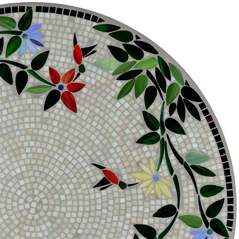 Hummingbird Mosaic Table Tops Neille Olson Mosaics Iron Accents