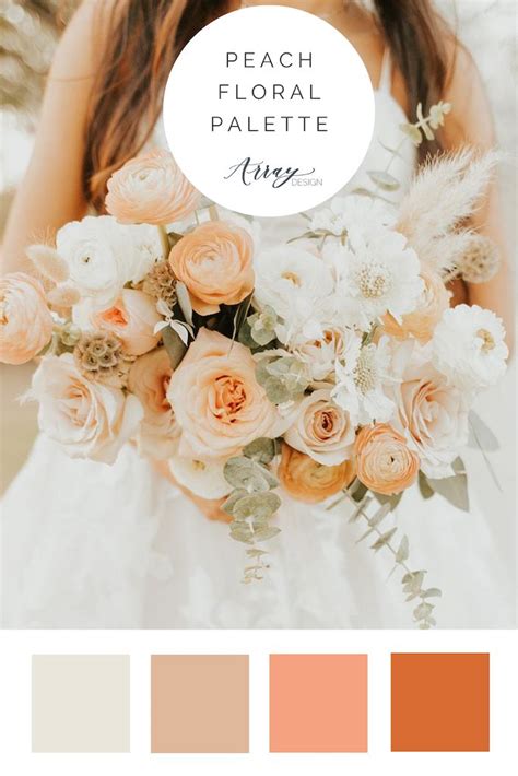 Peach Color Palette Wedding Inspiration In 2021