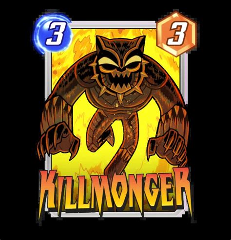 Killmonger Marvel Snap Card Database