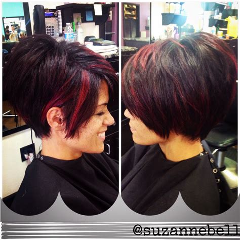 A stacked bob is the perfect choice for women with thin hair or with less volume. Pin on need a change!