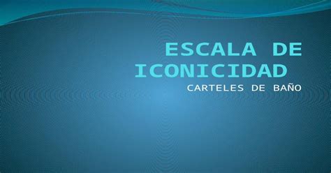 Escala De Iconicidad [pptx Powerpoint]