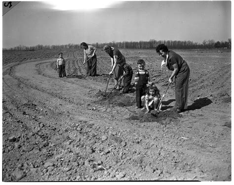Preparing Victory Gardens Near Dexter And Wagner Roads April 1943