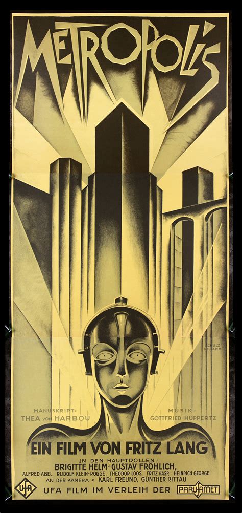 Metropolis Poster Art Deco Posters Movie Poster Art