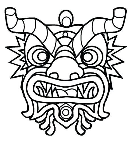 Chinese New Year Animals Coloring Pages At Free