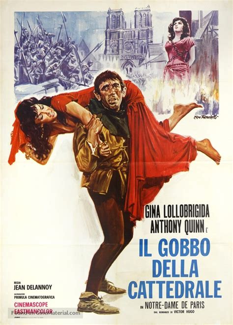 Notre Dame De Paris 1956 Italian Movie Poster
