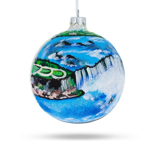 Niagara Falls Canada Usa Glass Ball Christmas Ornament 4 Inches Ebay