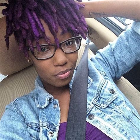30 Dreads With Purple Tips Fashion Style