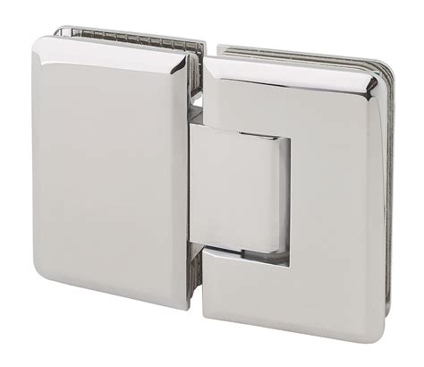 Mont Hard 180 Degree Glass To Glass Shower Hinge In Polished Chrome