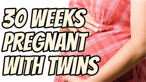 30 Weeks Pregnant With Twins Youtube