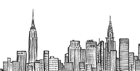 Violet Lemay Illustration Doodle New York Skyline
