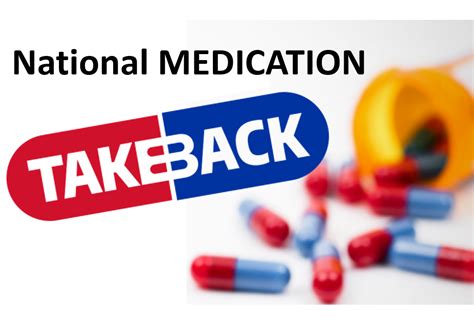 Prescription Drug Take Back At Dpw Yard Sat April 27