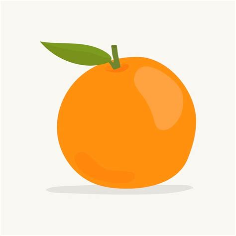 Dibujado A Mano Colorida Ilustración Naranja Vector Gratis