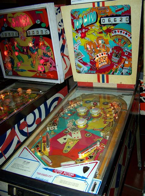 1974 Top Card Gottliebpinball Machine Pinball Arcade Game Machines