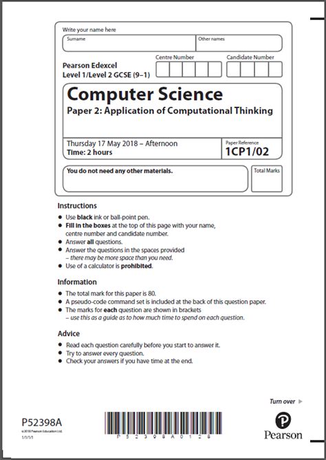 Students should thoroughly go through the past papers. Paper 2 (2018)