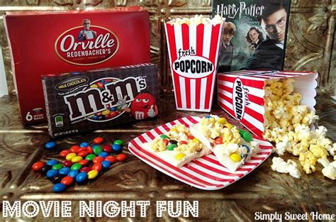 Movie Night Fun And Bark Recipe Starring Orville Redenbachers Popcorn And Mandms Simply Sweet Home