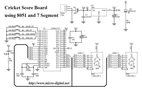 Interfacing 16×2 Lcd With 8051 Circuit Pin Diagrams