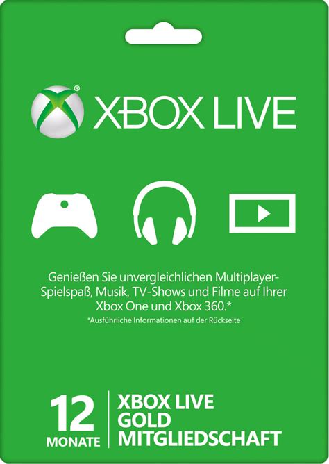 Microsoft Xbox Live Gold 12 Monate Ab 6679 € März 2024 Preise
